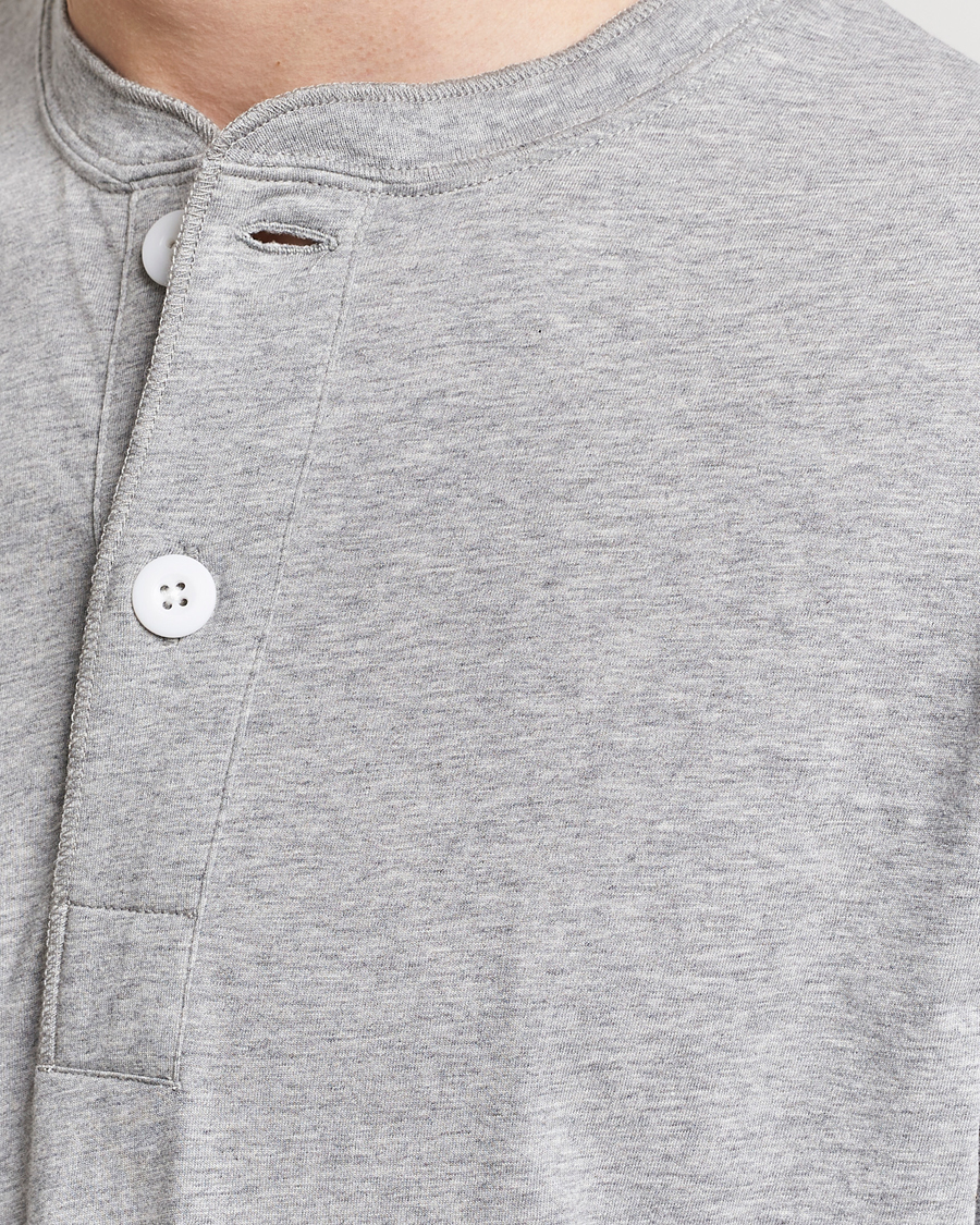 Heren | Truien | BEAMS PLUS | Cotton Henley Grey