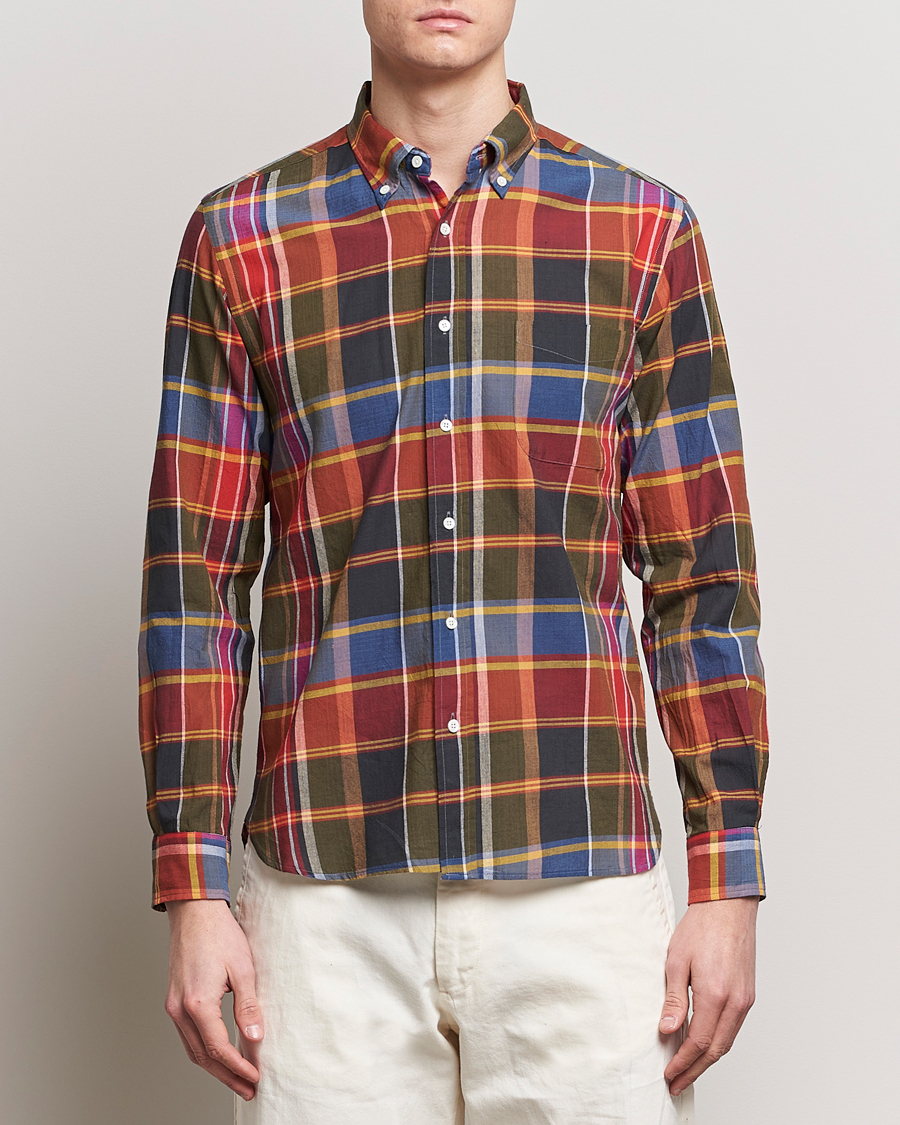 Heren | Japanese Department | BEAMS PLUS | Button Down Madras Shirt Red Check