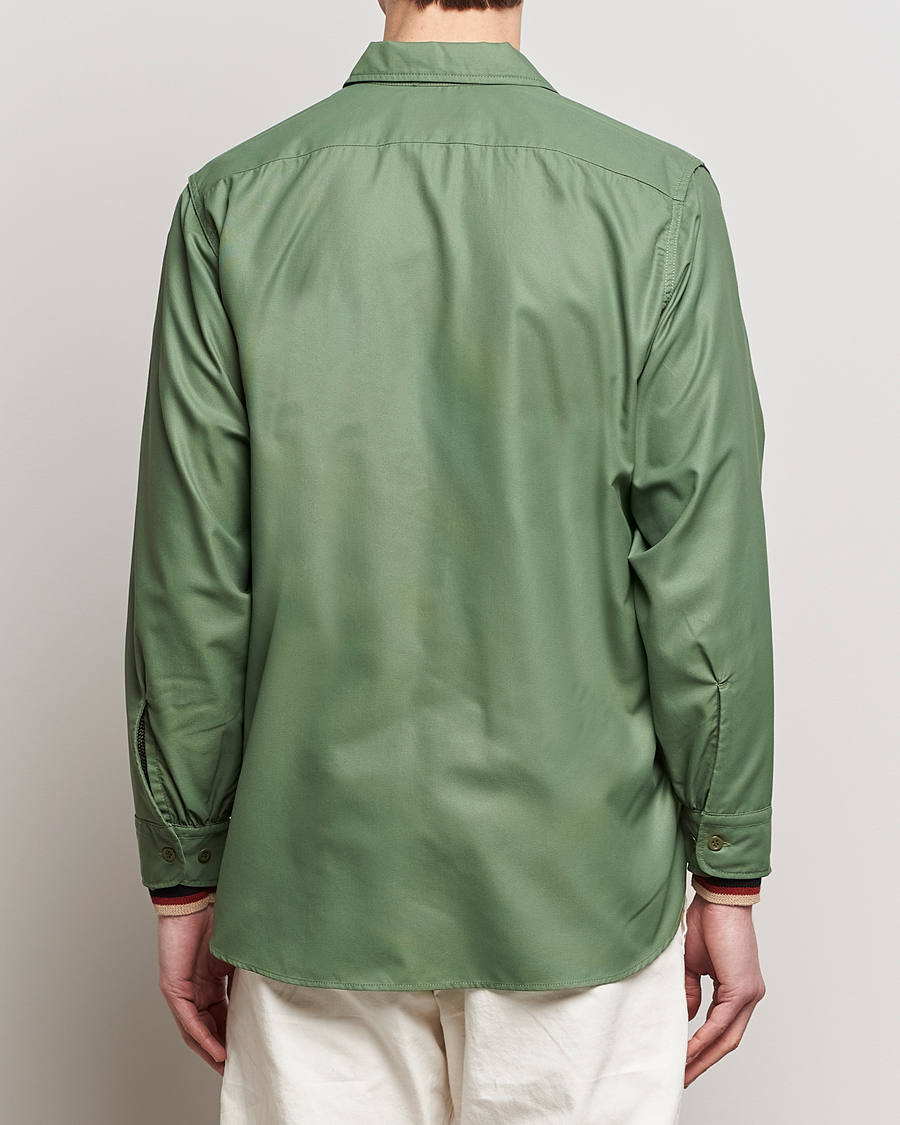 Heren | Overhemden | BEAMS PLUS | Work Micro Nylon Overshirt Olive