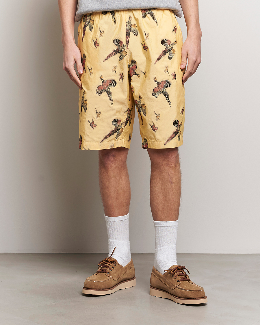 Heren | Afdelingen | BEAMS PLUS | Duck Jacquard Easy Shorts Yellow