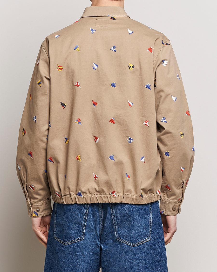 Heren | Jassen | BEAMS PLUS | Embroidered Harrington Jacket Beige