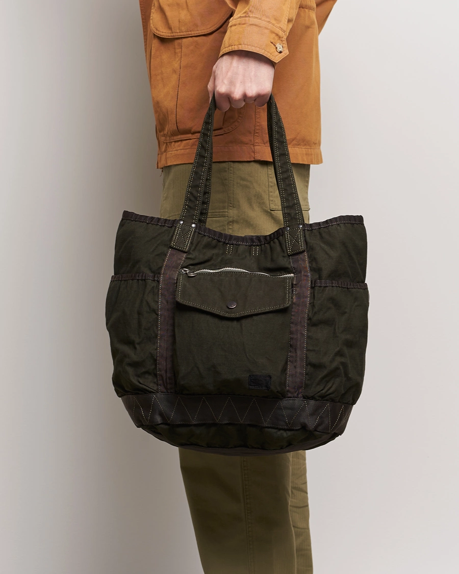 Heren |  | Porter-Yoshida & Co. | Crag Tote Bag Khaki