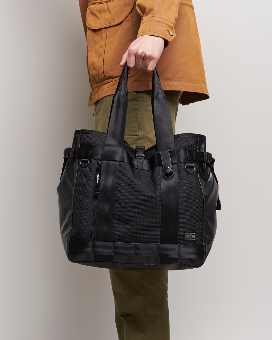 Men | Porter-Yoshida & Co. | Porter-Yoshida & Co. | Heat Tote Bag Black