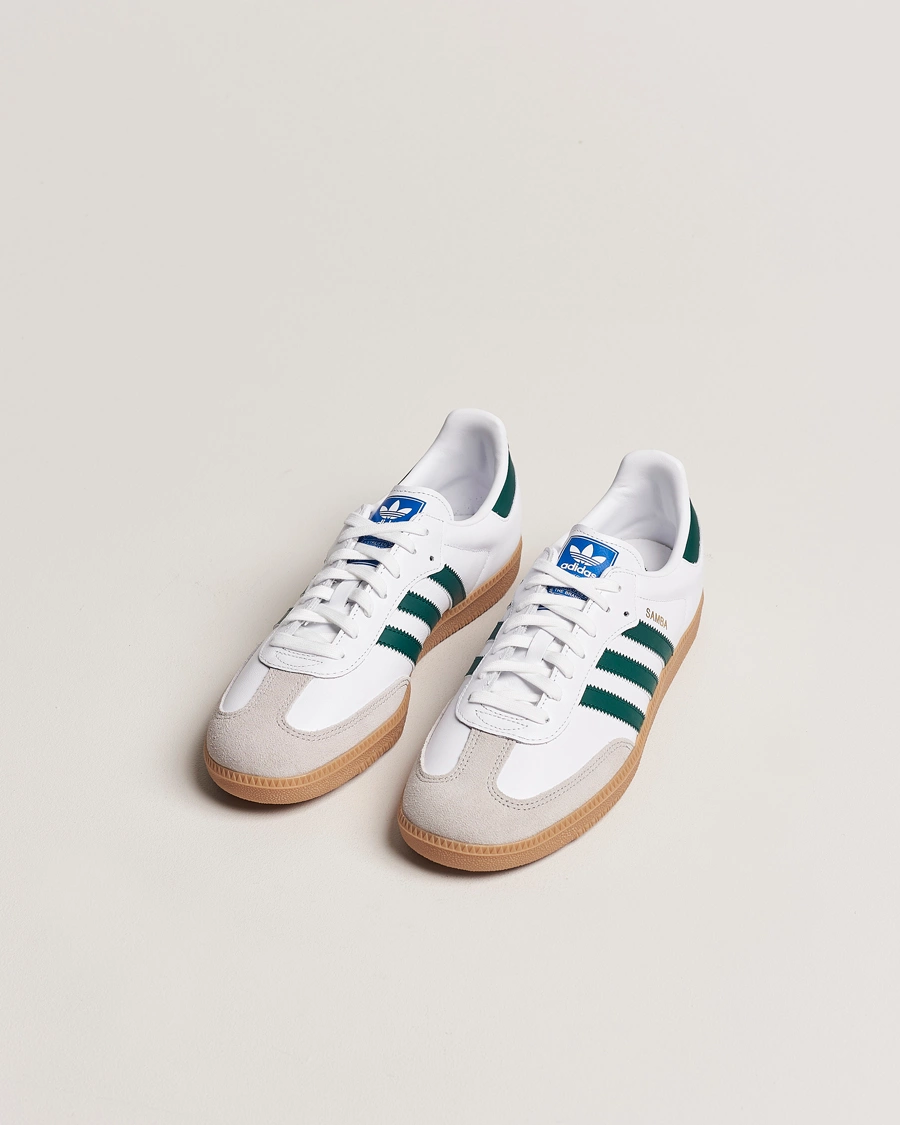 Heren | Suède schoenen | adidas Originals | Samba OG Sneaker White/Green