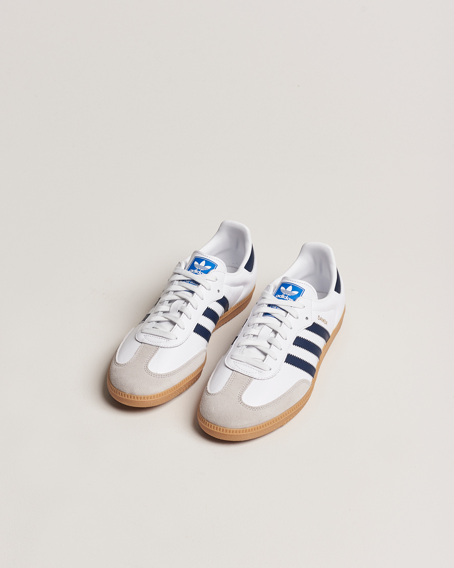 Heren | Suède schoenen | adidas Originals | Samba OG Sneaker White/Navy
