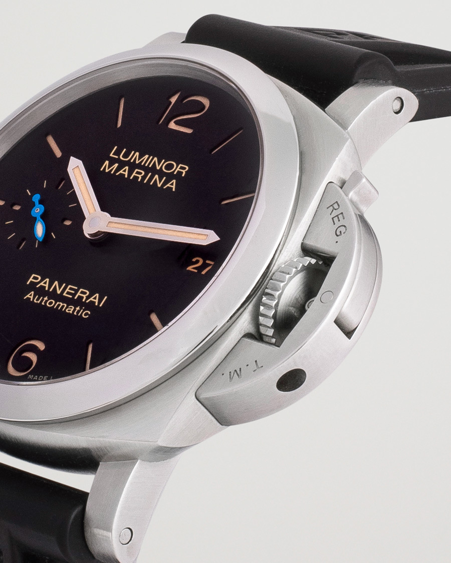Heren | Panerai Pre-Owned Luminor 1950 42 Marina PAM01392 Silver | Panerai Pre-Owned | Luminor 1950 42 Marina PAM01392 Silver