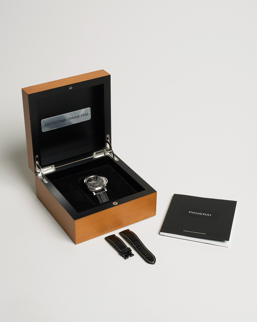Heren | Panerai Pre-Owned Luminor 1950 42 Marina PAM01392 Silver | Panerai Pre-Owned | Luminor 1950 42 Marina PAM01392 Silver