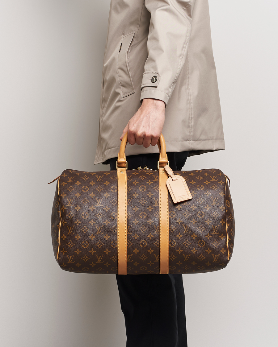 Heren | Louis Vuitton Pre-Owned | Louis Vuitton Pre-Owned | Keepall 45 Bag Monogram 