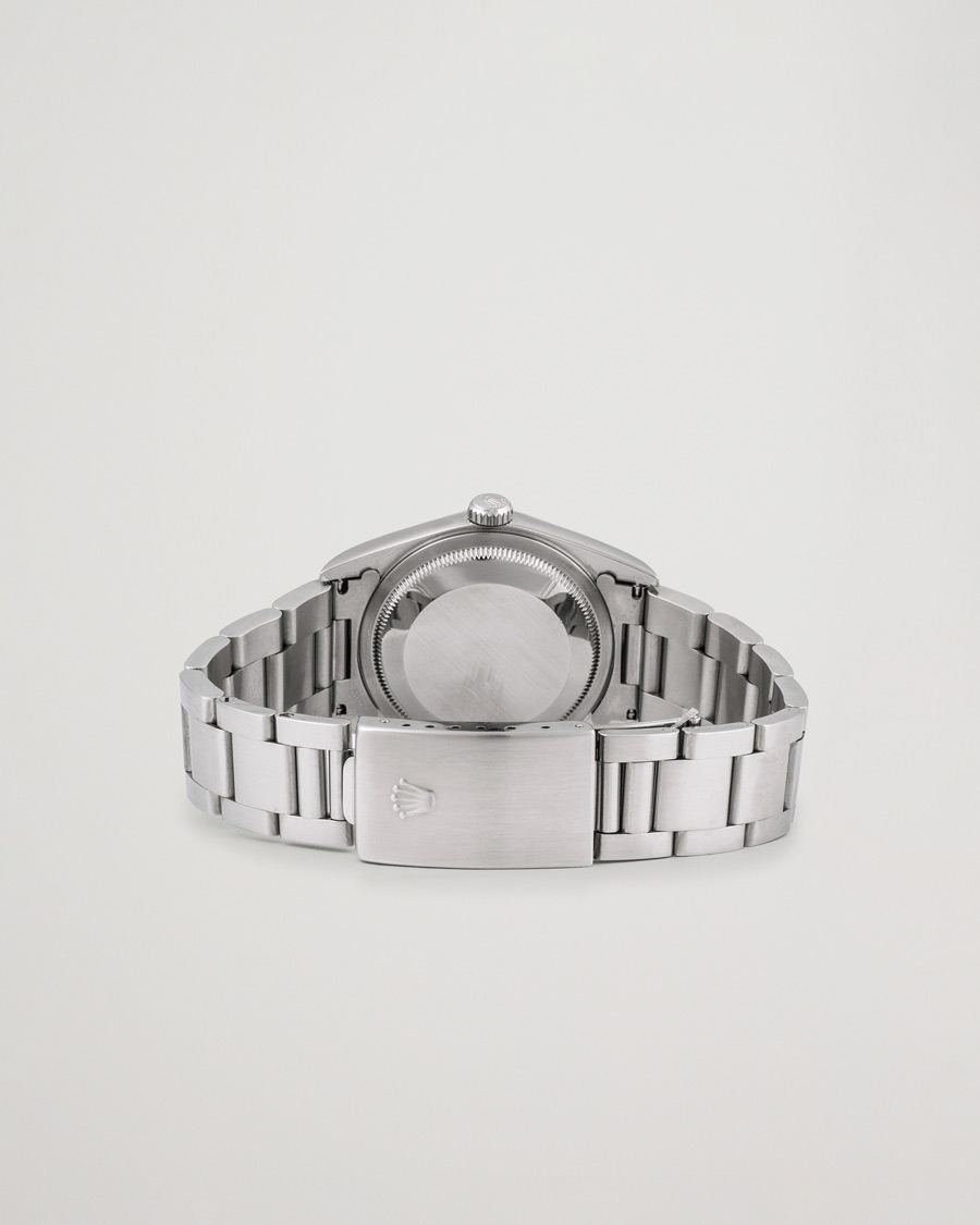 Heren | Rolex Pre-Owned Datejust 16200 Oystert Perpetual Steel Silver | Rolex Pre-Owned | Datejust 16200 Oystert Perpetual Steel Silver