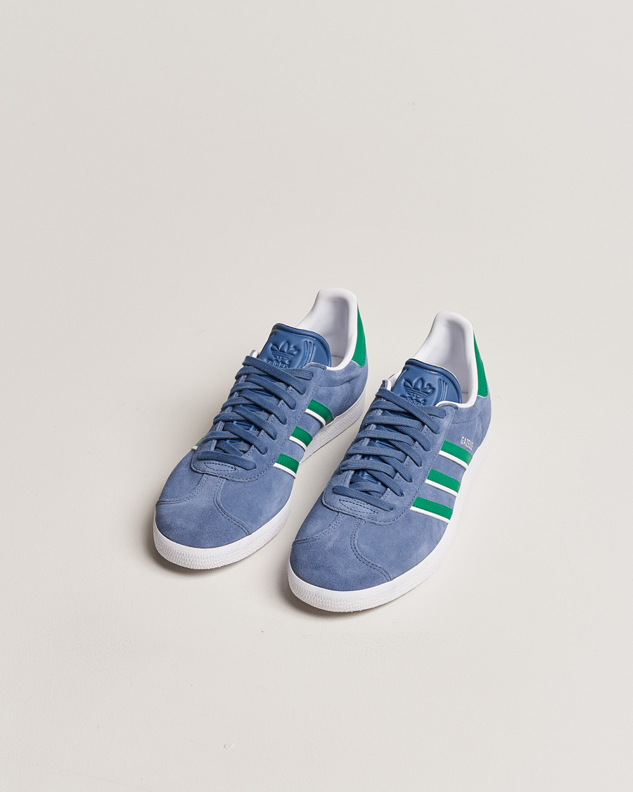 Heren | adidas Originals Gazelle Sneaker Blue/Green | adidas Originals | Gazelle Sneaker Blue/Green
