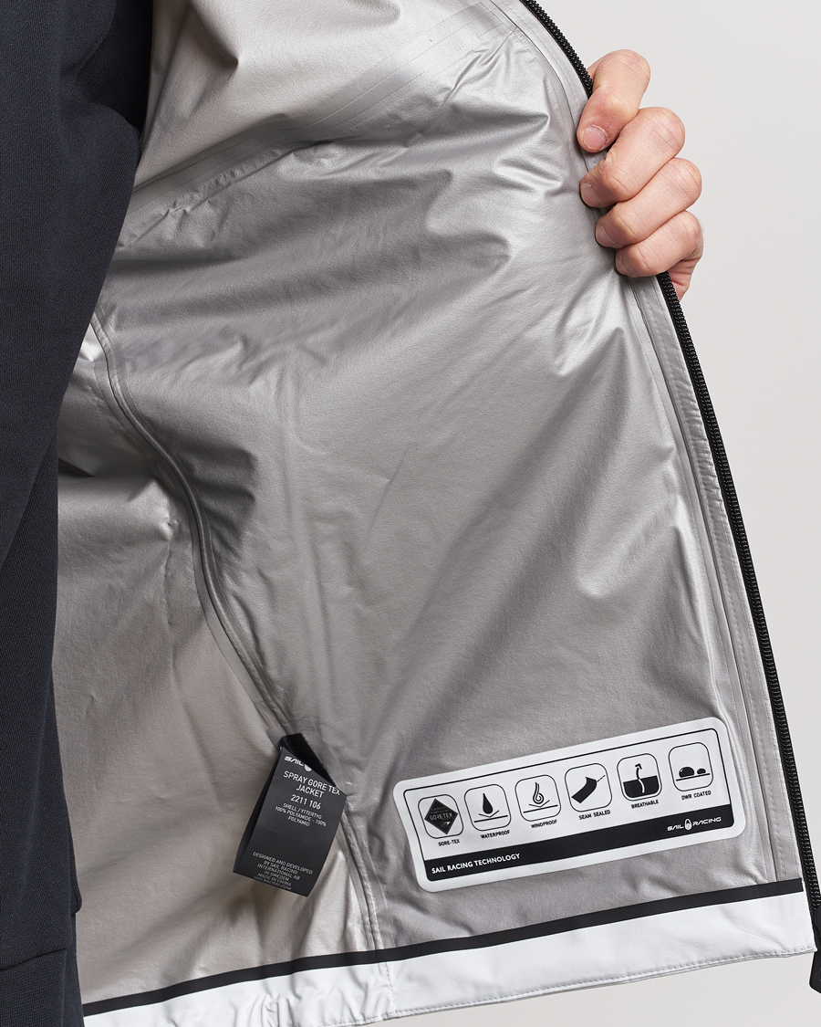 Heren | Jassen | Sail Racing | Spray Gore-Tex Hooded Jacket Storm White