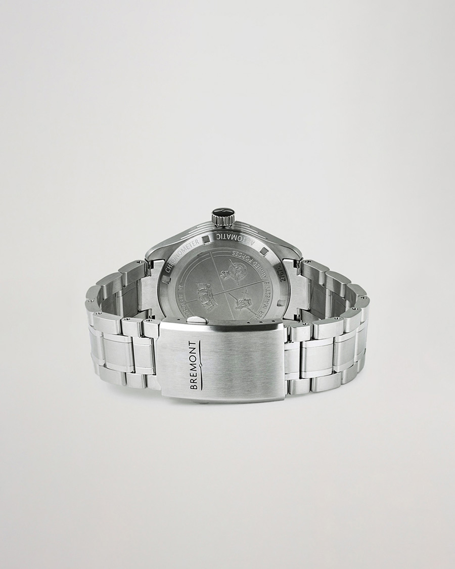 Gebruikt | Bremont Pre-Owned | Bremont Pre-Owned | Broadsword 40mm Steel Bracelet Black Dial Silver