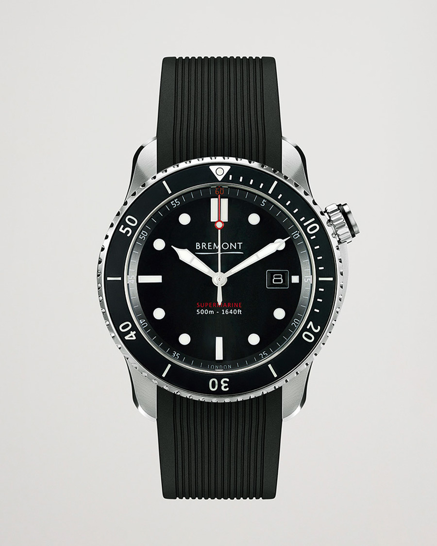 Heren | Bremont Pre-Owned S500 Supermarine 43mm Black Dial Silver | Bremont Pre-Owned | S500 Supermarine 43mm Black Dial Silver
