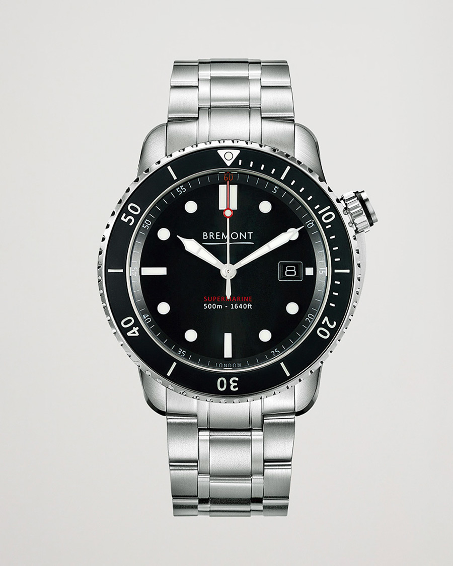Heren | Bremont Pre-Owned S500 Supermarine 43mm Steel Bracelet Silver | Bremont Pre-Owned | S500 Supermarine 43mm Steel Bracelet Silver