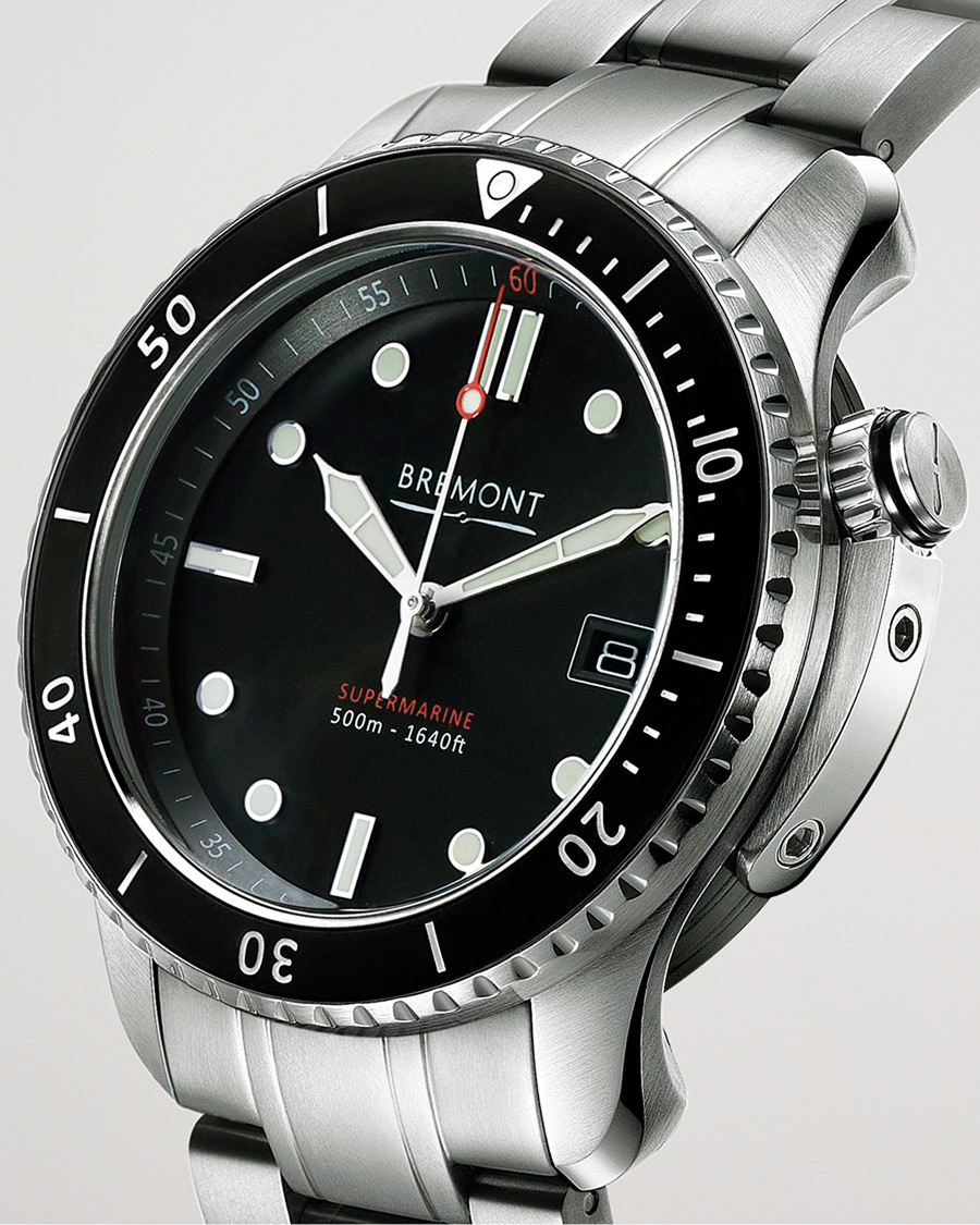 Heren | Bremont Pre-Owned S500 Supermarine 43mm Steel Bracelet Silver | Bremont Pre-Owned | S500 Supermarine 43mm Steel Bracelet Silver