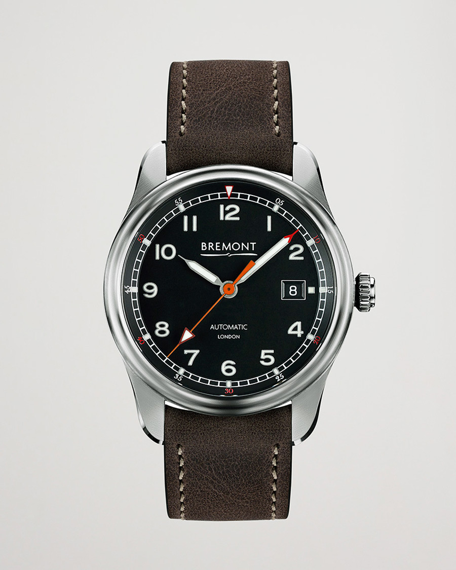 Heren | Bremont Pre-Owned Airco Mach 1 40mm Black Dial Silver | Bremont Pre-Owned | Airco Mach 1 40mm Black Dial Silver