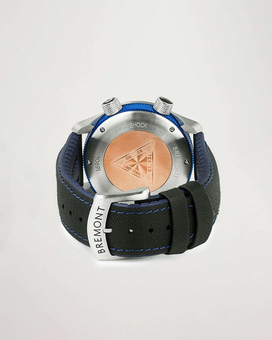 Heren | Bremont Pre-Owned MBII Pilot Watch 43mm Blue Dial Silver | Bremont Pre-Owned | MBII Pilot Watch 43mm Blue Dial Silver