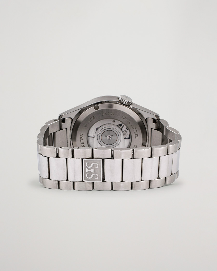 Gebruikt | Pre-Owned & Vintage Watches | Sjöö Sandström Pre-Owned | Royal Steel Classic 36mm 1636-1 Silver
