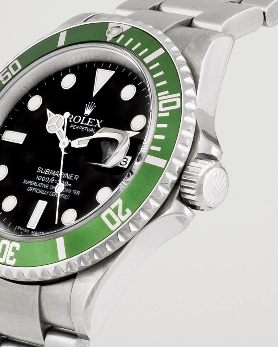 Heren | Rolex Pre-Owned Submariner 16610LV Oyster Perpetual Silver | Rolex Pre-Owned | Submariner 16610LV Oyster Perpetual Silver