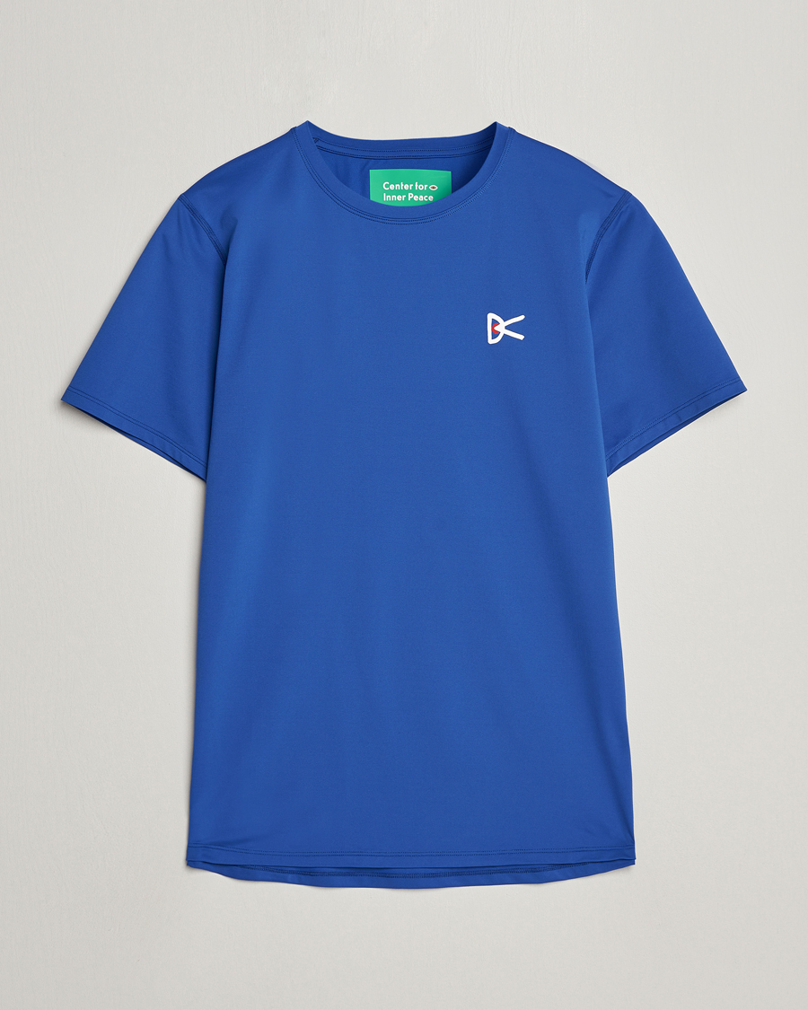 Heren | T-shirts | District Vision | Lightweight Short Sleeve T-Shirts Ocean Blue