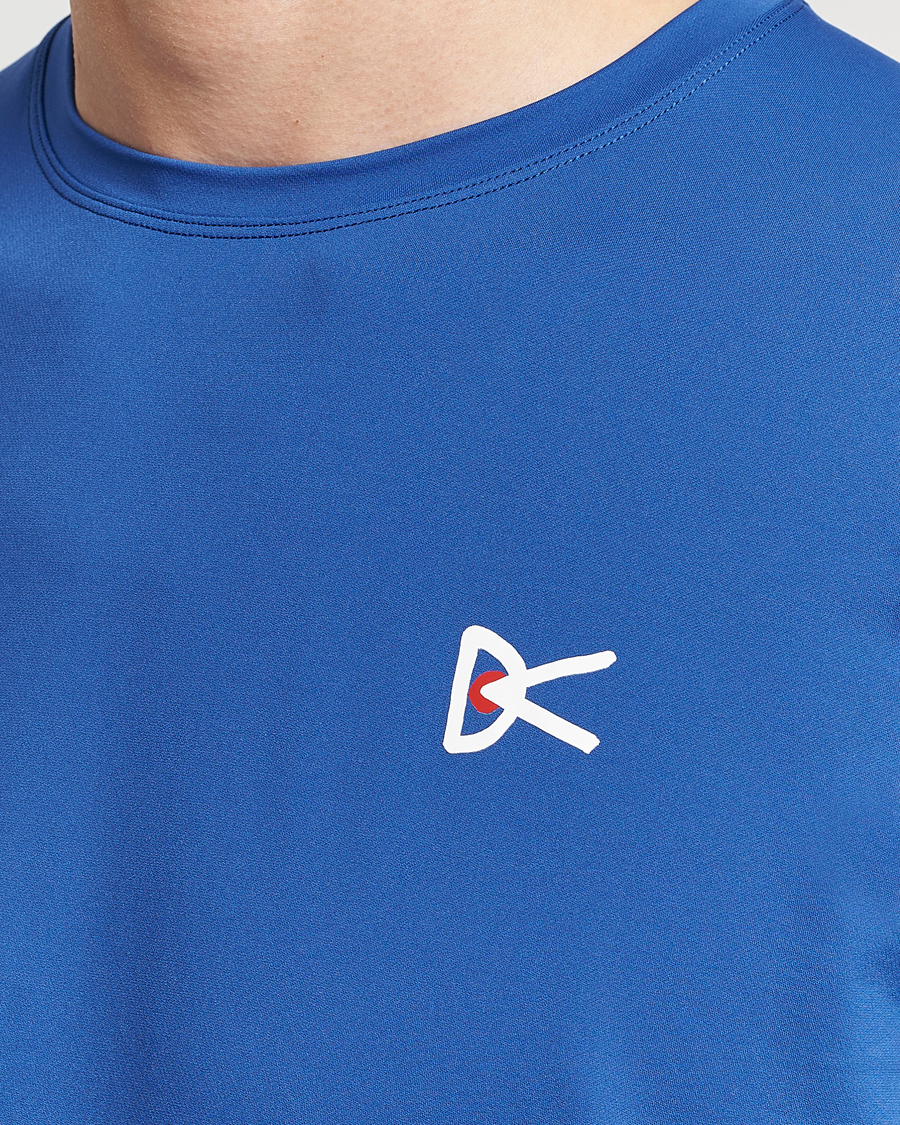 Heren | T-shirts | District Vision | Lightweight Short Sleeve T-Shirts Ocean Blue