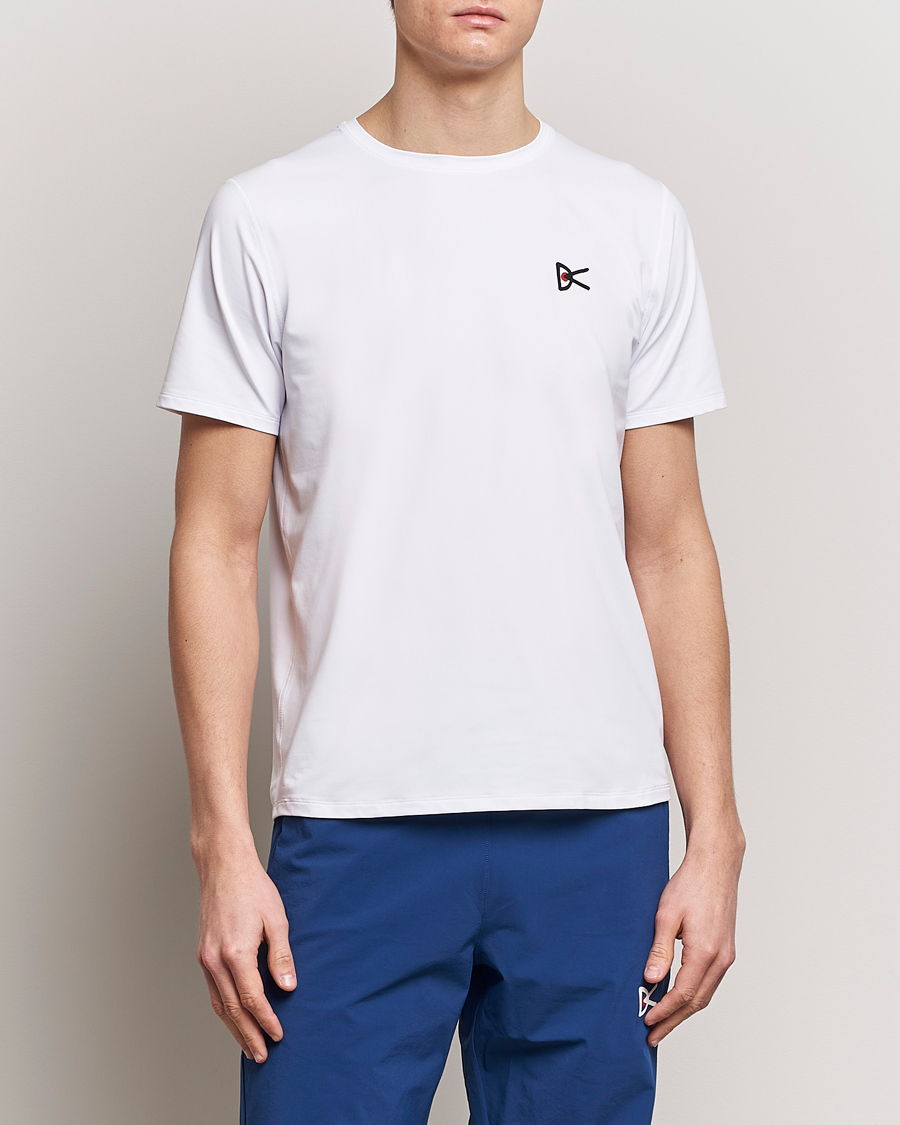 Heren | Witte T-shirts | District Vision | Lightweight Short Sleeve T-Shirts White