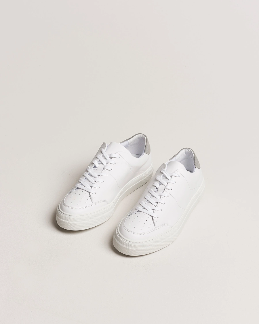 Heren | J.Lindeberg | J.Lindeberg | Art Signature Leather Sneaker White