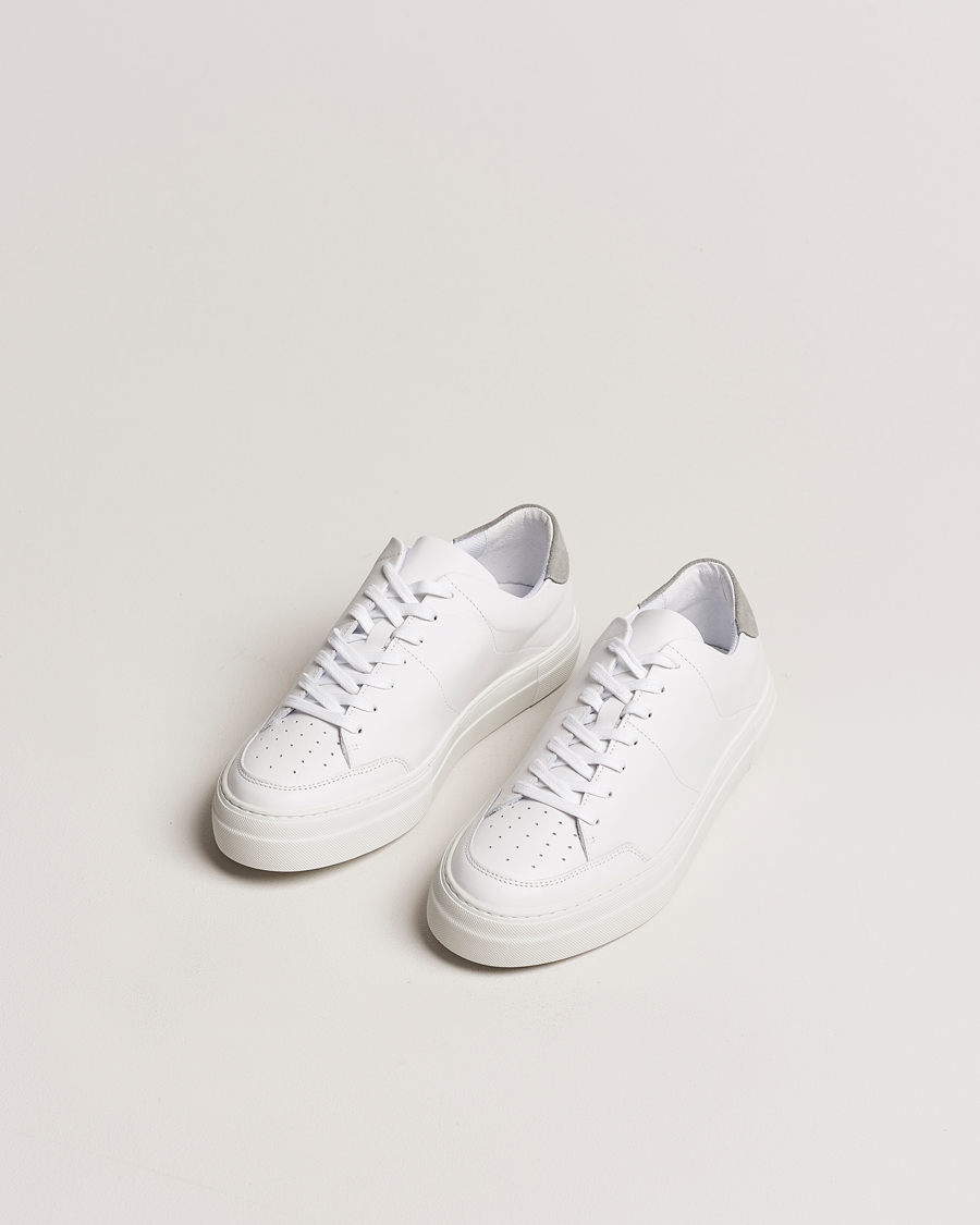 Heren | Witte sneakers | J.Lindeberg | Art Signature Leather Sneaker White