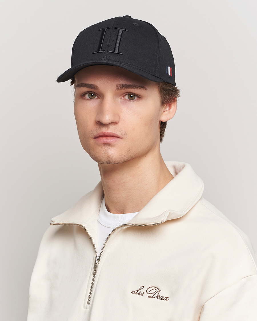 Heren | LES DEUX | LES DEUX | Encore Organic Cotton Baseball Cap II Black