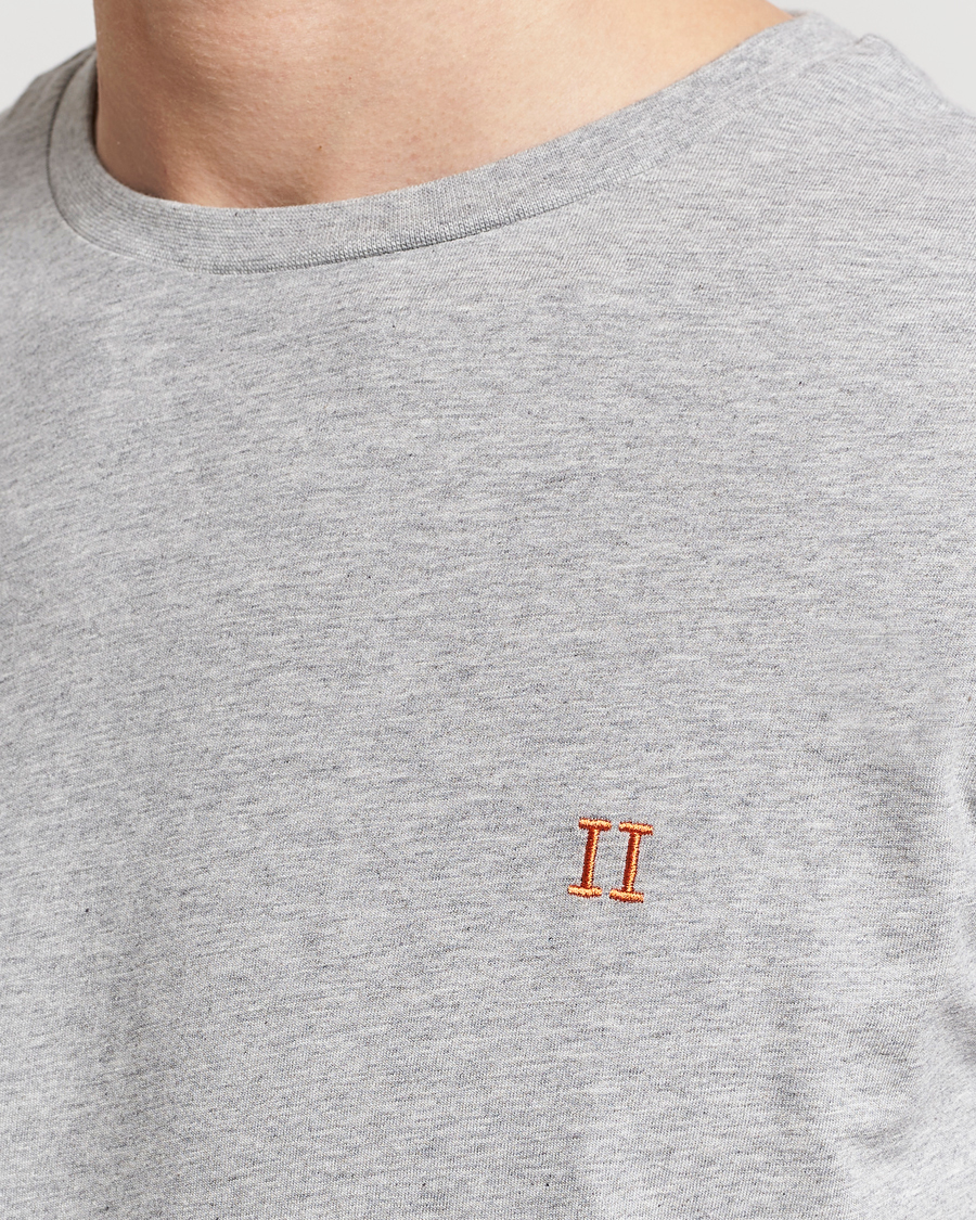 Heren | T-shirts | LES DEUX | Nørregaard Cotton T-Shirt Grey Melange