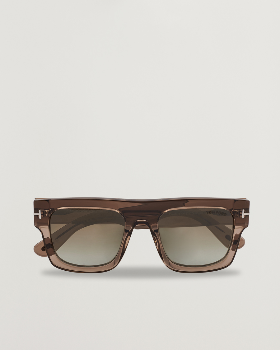 Heren | Zonnebrillen | Tom Ford | Fausto FT0711 Sunglasses Brown/Green