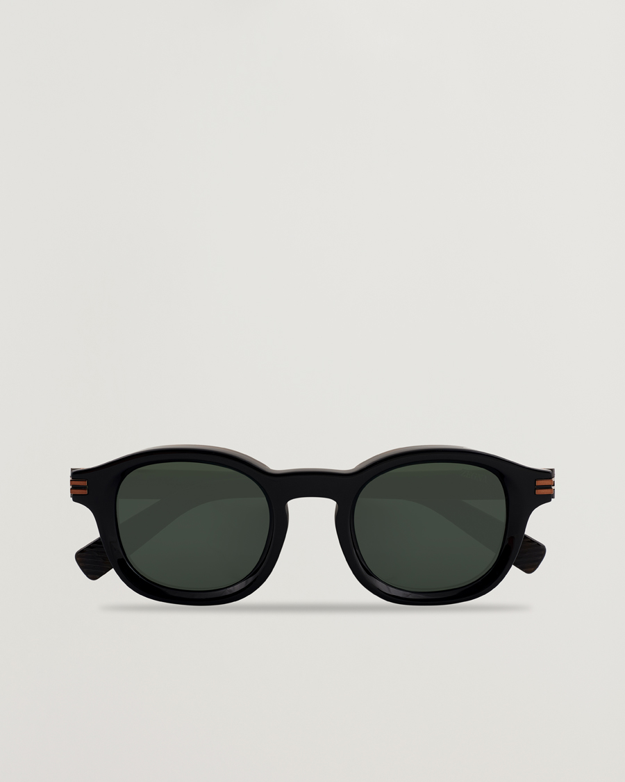 Heren | Zonnebrillen | Zegna | EZ0229 Sunglasses Black/Green