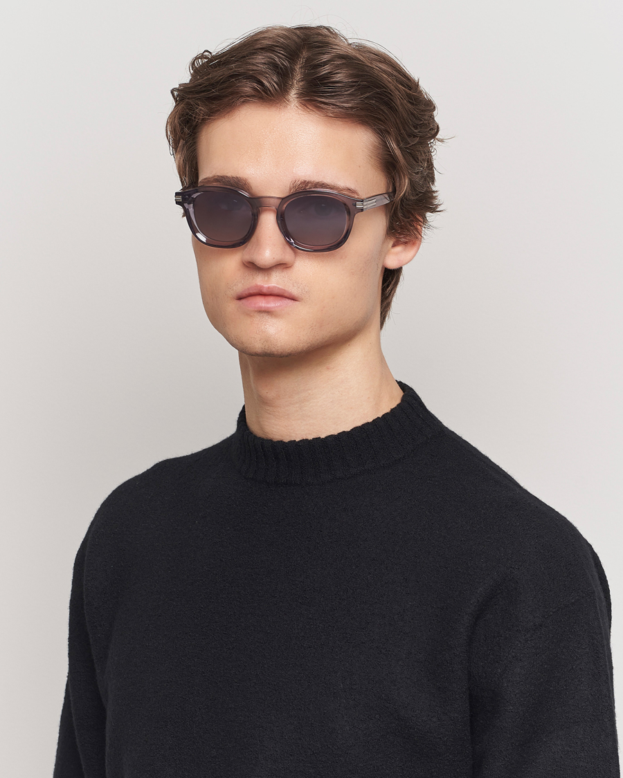 Heren | Italian Department | Zegna | EZ0229 Sunglasses Grey/Smoke