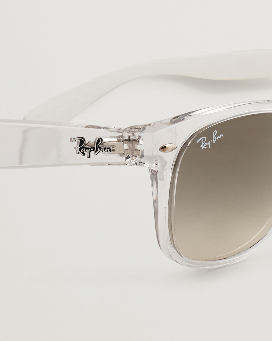 Heren | Zonnebrillen | Ray-Ban | New Wayfarer Sunglasses Transparent
