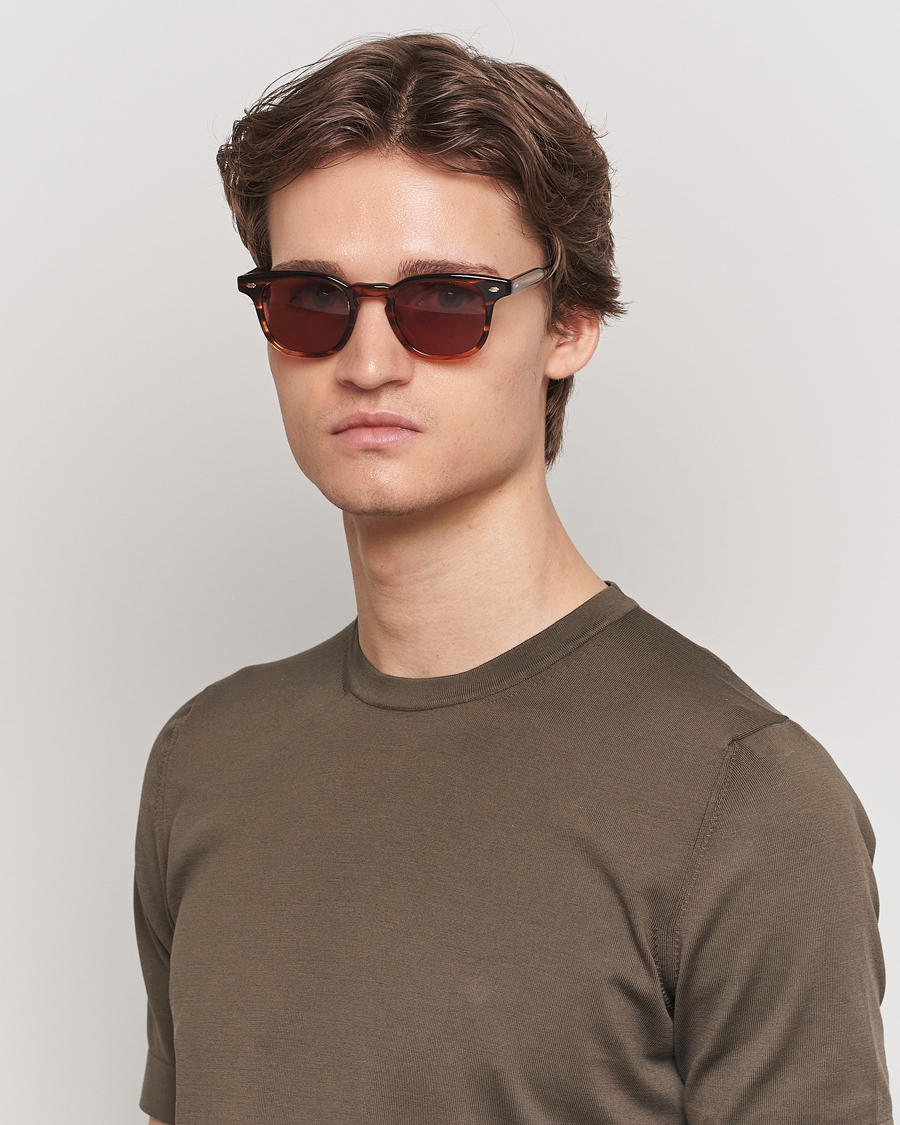 Men |  | Garrett Leight | Sherwood 47 Sunglasses Tortoise