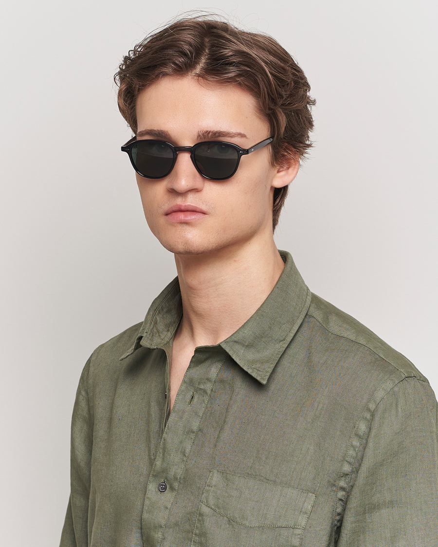 Heren | Zonnebrillen | Garrett Leight | Gilbert 46 Sunglasses Black