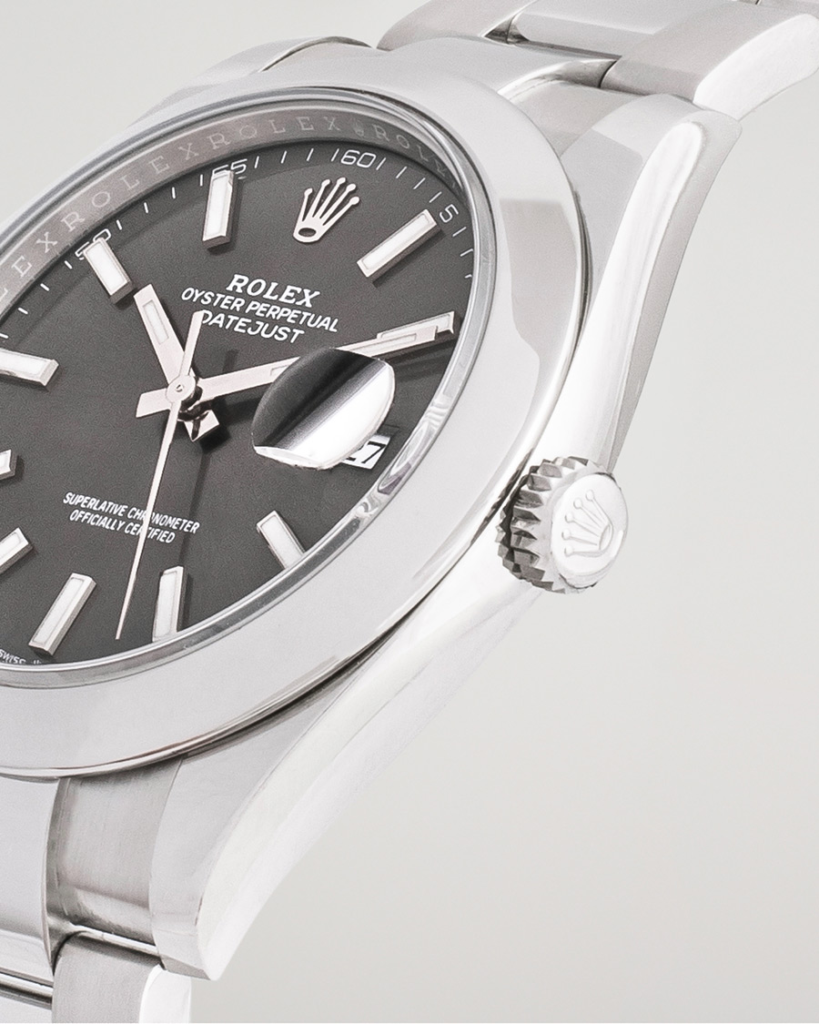 Heren | Rolex Pre-Owned Datejust 41 126300 Silver | Rolex Pre-Owned | Datejust 41 126300 Silver