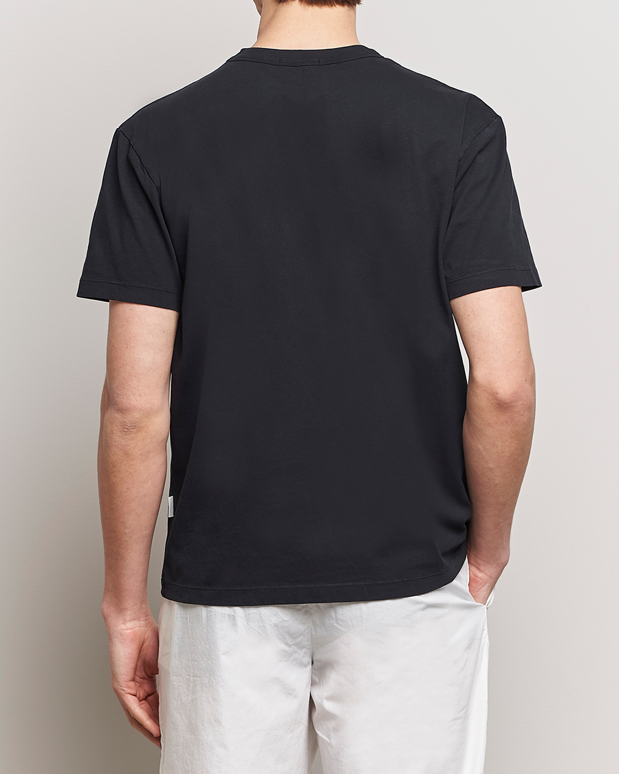 Heren | T-shirts | Tekla | Organic Cotton Sleeping T-Shirt Black