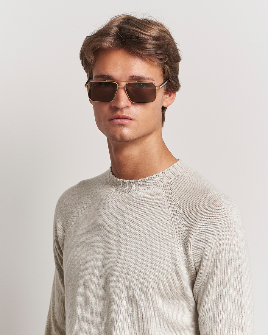 Heren | Zonnebrillen | Prada Eyewear | Prada 0PR A57S Metal Sunglasses Gold