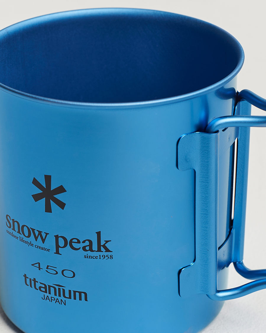 Heren | Outdoor living | Snow Peak | Single Wall Mug 450 Blue Titanium