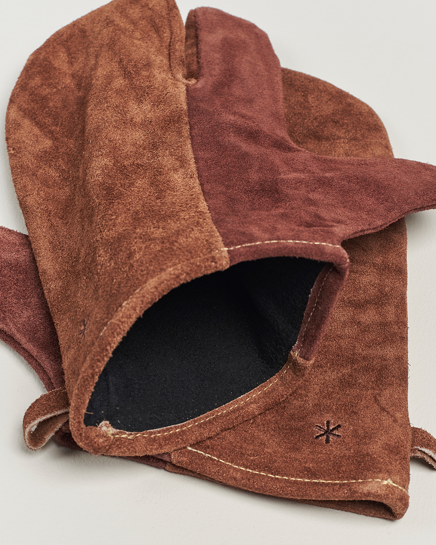 Heren | Lifestyle | Snow Peak | Campers Mittens Brown