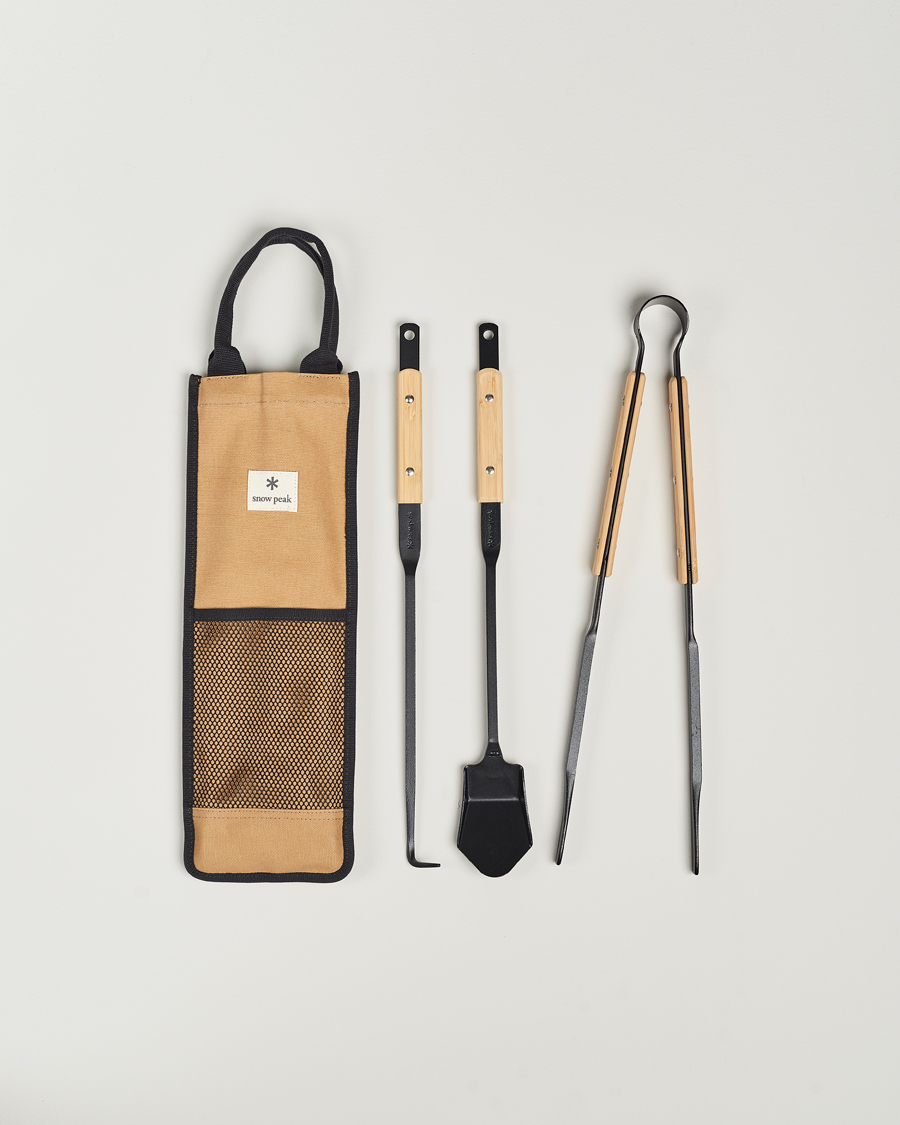 Heren | Outdoor living | Snow Peak | Fire Tool Set Pro Steel/Bamboo