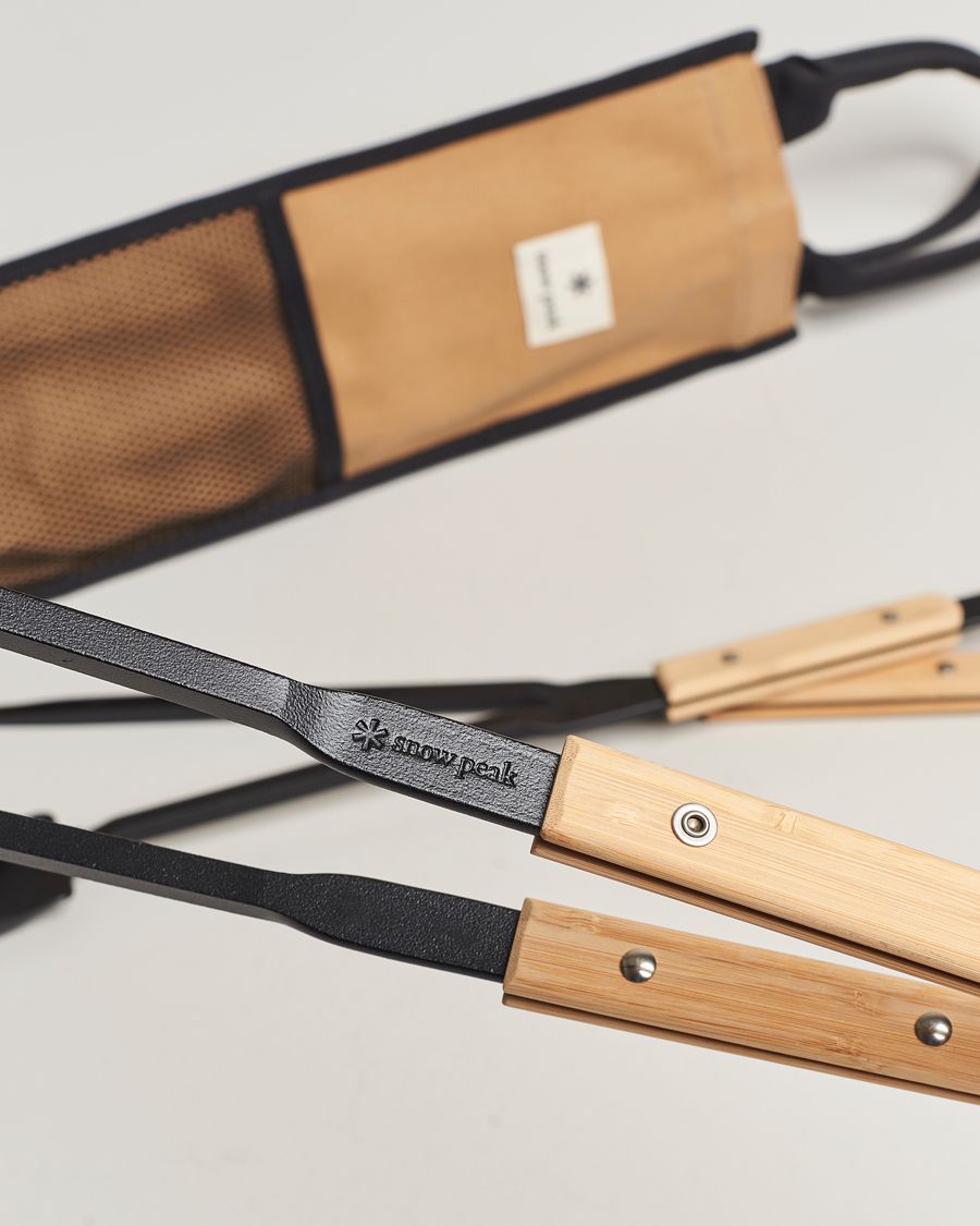 Men | Lifestyle | Snow Peak | Fire Tool Set Pro Steel/Bamboo