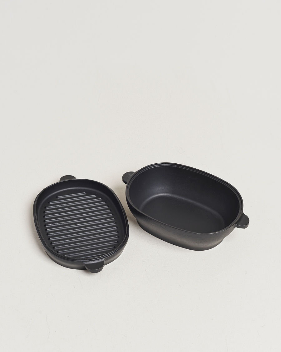 Heren | Kampeeruitrusting | Snow Peak | Micro Oval Cast Iron Oven 