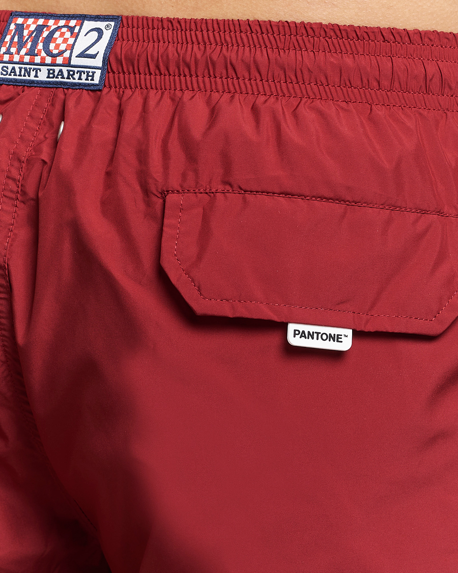 Heren | Zwembroek | MC2 Saint Barth | Pantone Swim Shorts 45 Bordeaux