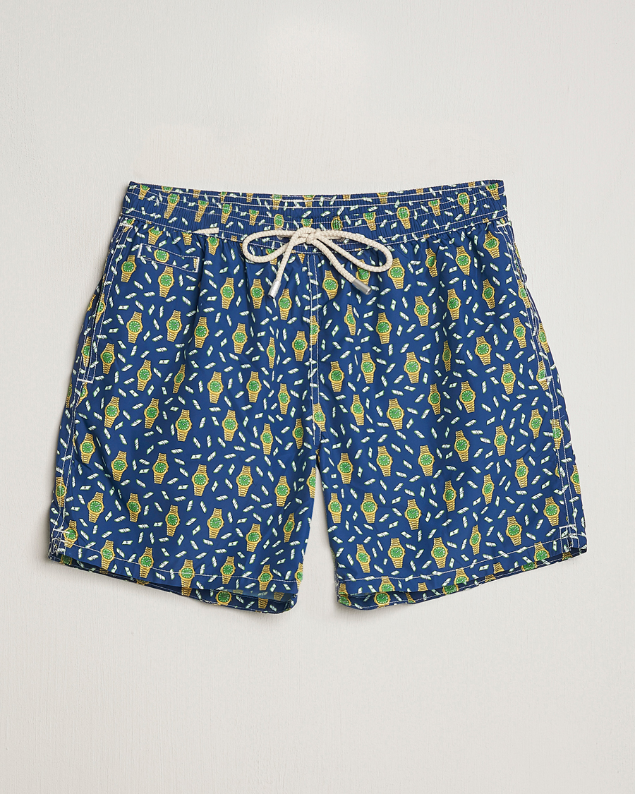 Heren | Zwembroek | MC2 Saint Barth | Printed Swim Shorts Hour Money