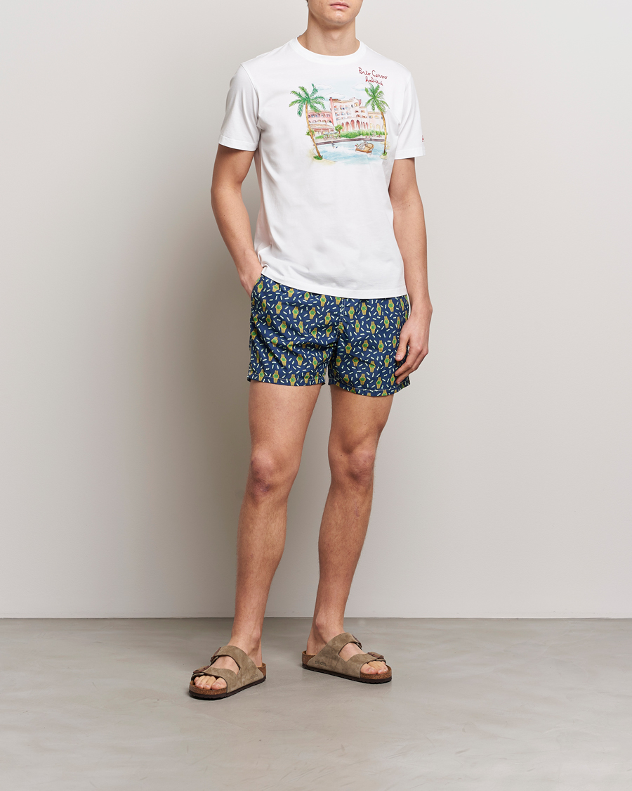 Heren | Zwembroek | MC2 Saint Barth | Printed Swim Shorts Hour Money