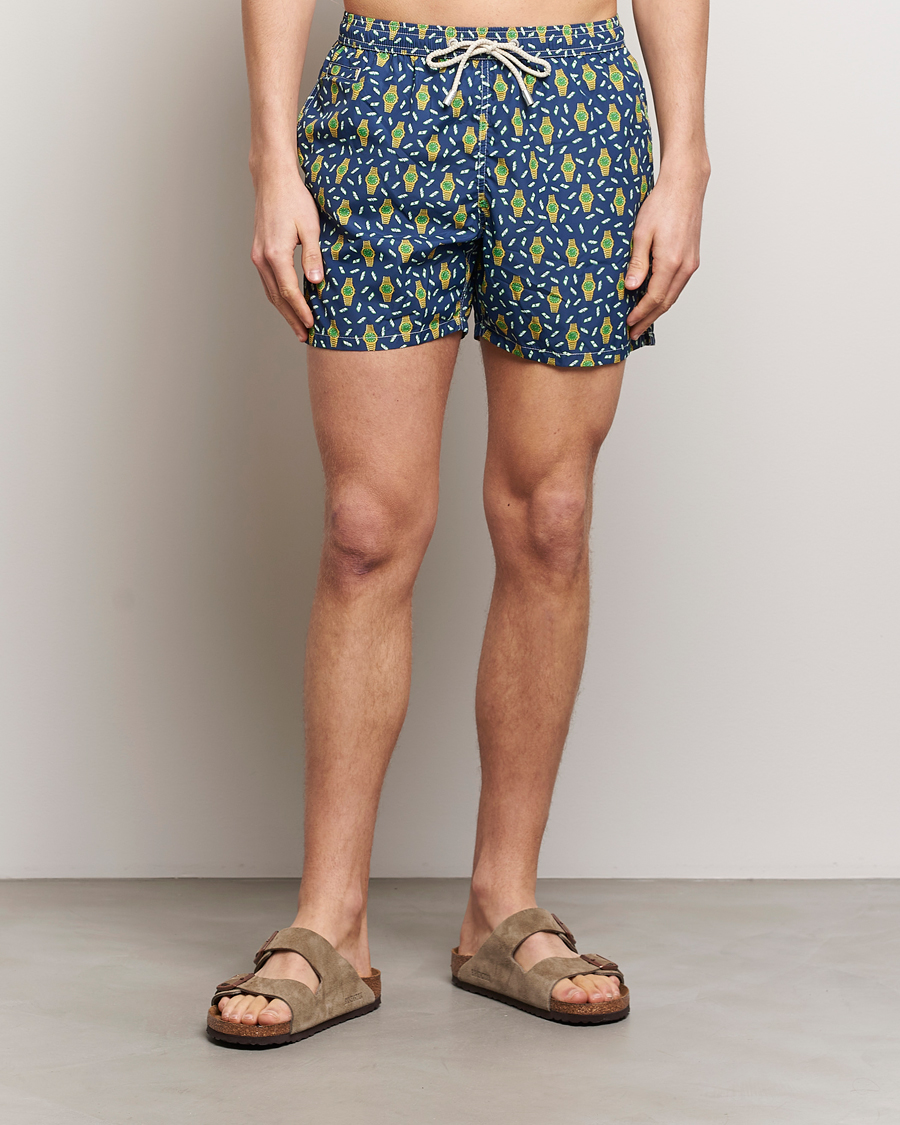 Heren | MC2 Saint Barth | MC2 Saint Barth | Printed Swim Shorts Hour Money