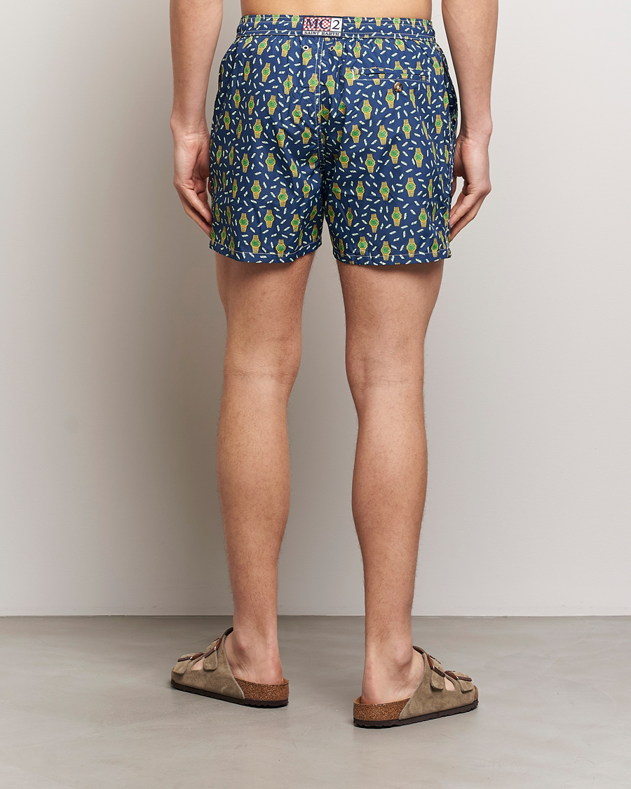 Heren | Zwembroek | MC2 Saint Barth | Printed Swim Shorts Hour Money
