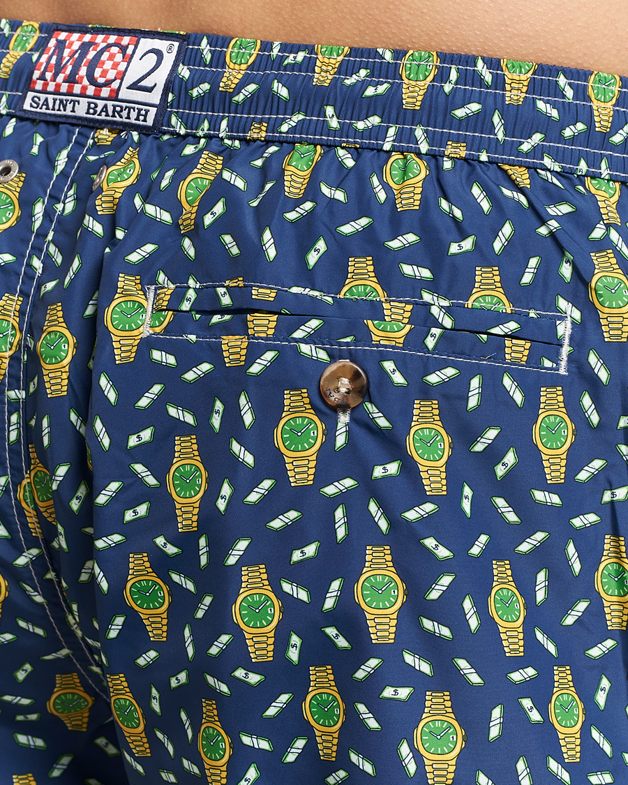 Heren | Zwembroek | MC2 Saint Barth | Printed Swim Shorts Hour Money
